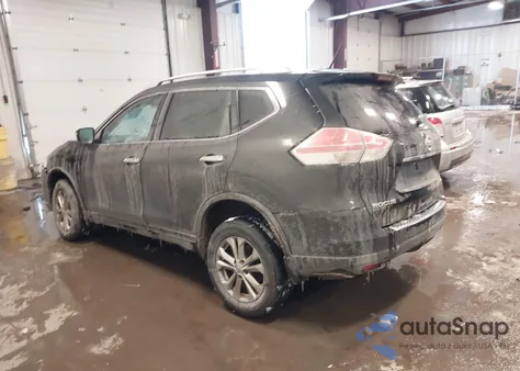 2016 Nissan Rogue Sv из США, поврежденный, VIN KNMAT2MV9GP694511